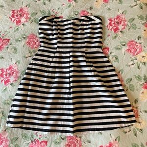 Striped skater dress